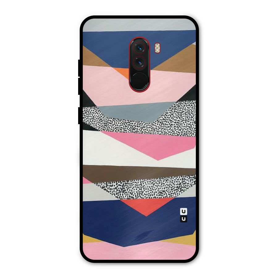 Lethal Abstract Metal Back Case for Poco F1