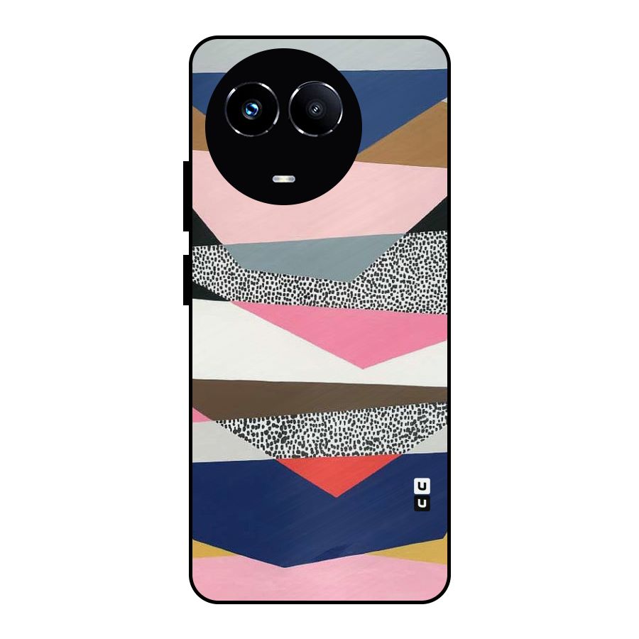 Lethal Abstract Metal Back Case for Realme 11X