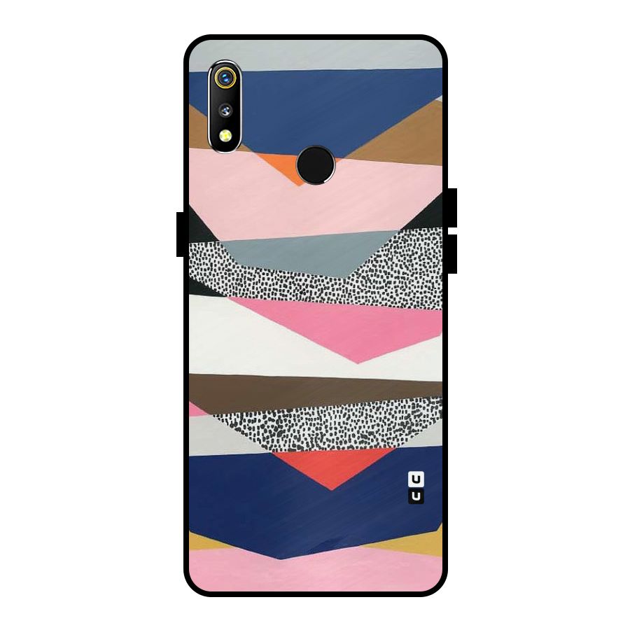 Lethal Abstract Metal Back Case for Realme 3i