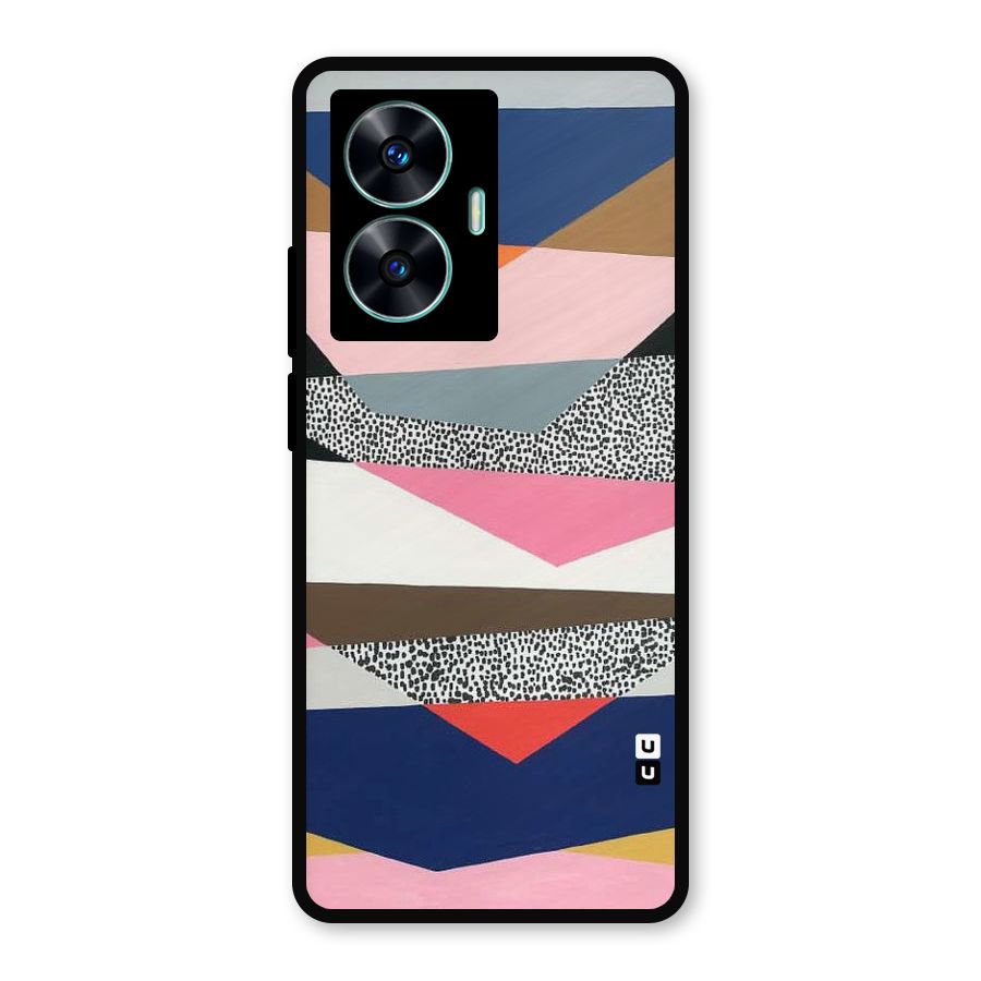 Lethal Abstract Metal Back Case for Realme C55
