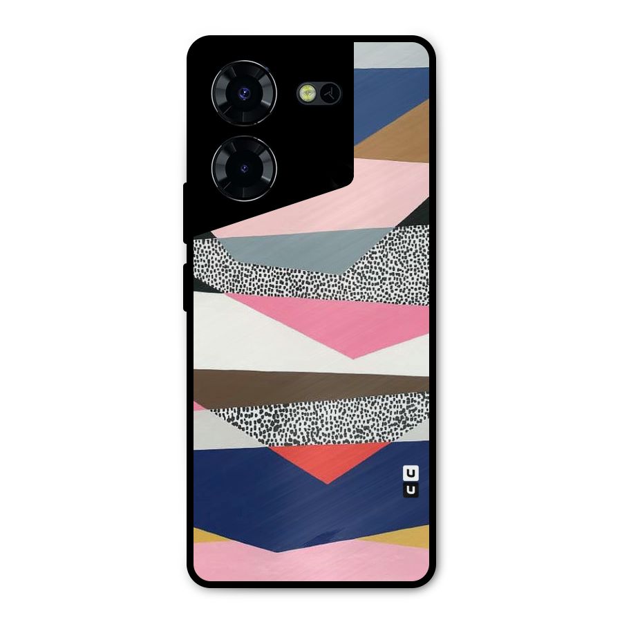 Lethal Abstract Metal Back Case for Tecno Pova 5 Pro 5G