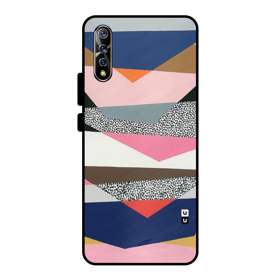 Lethal Abstract Metal Back Case for Vivo S1