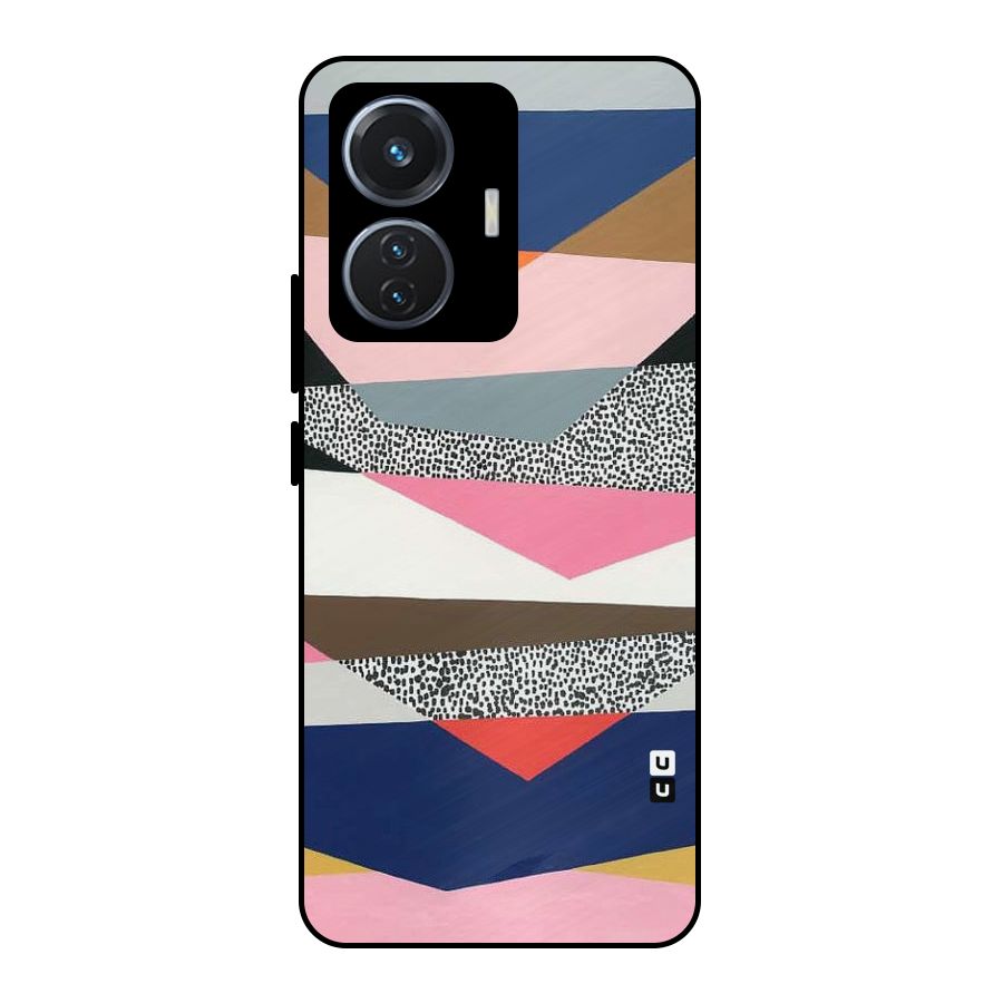 Lethal Abstract Metal Back Case for Vivo T1 44W