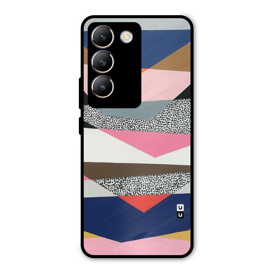 Lethal Abstract Metal Back Case for Vivo T3 5G