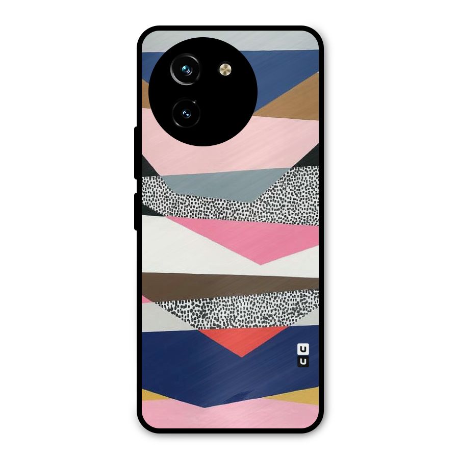 Lethal Abstract Metal Back Case for Vivo T3x