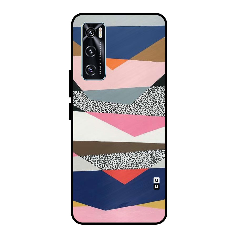 Lethal Abstract Metal Back Case for Vivo V20 SE