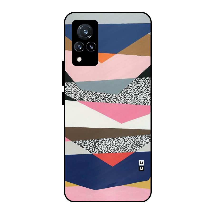 Lethal Abstract Metal Back Case for Vivo V21 5G
