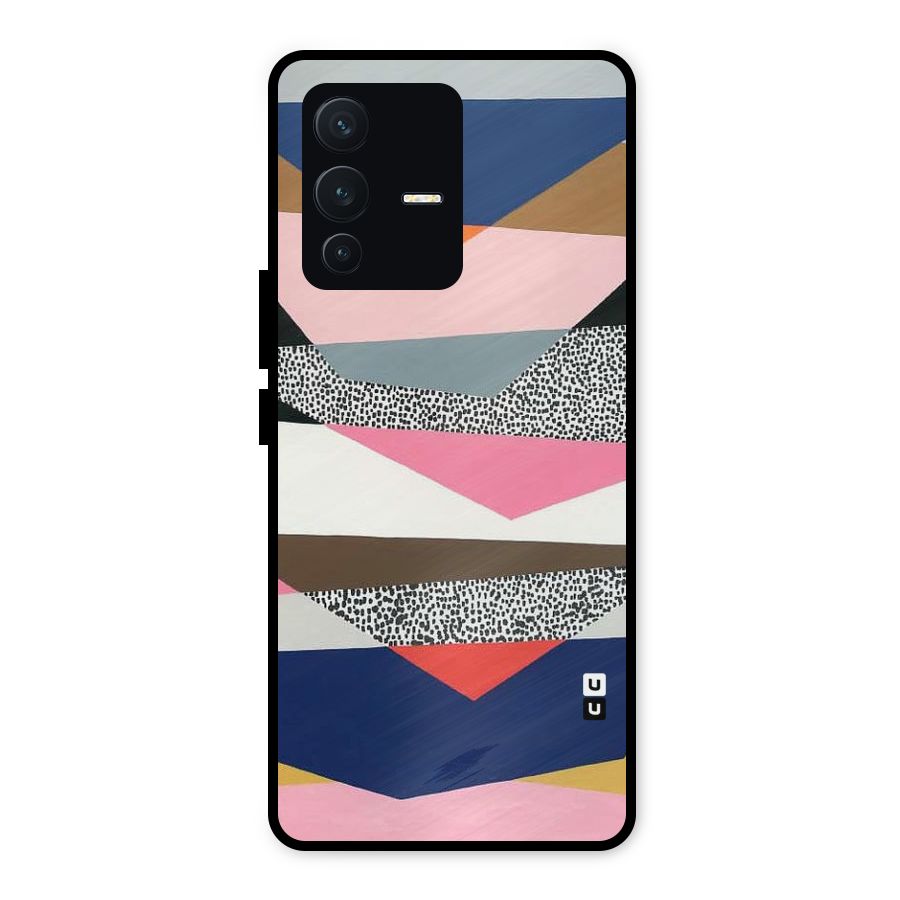Lethal Abstract Metal Back Case for Vivo V23 5G