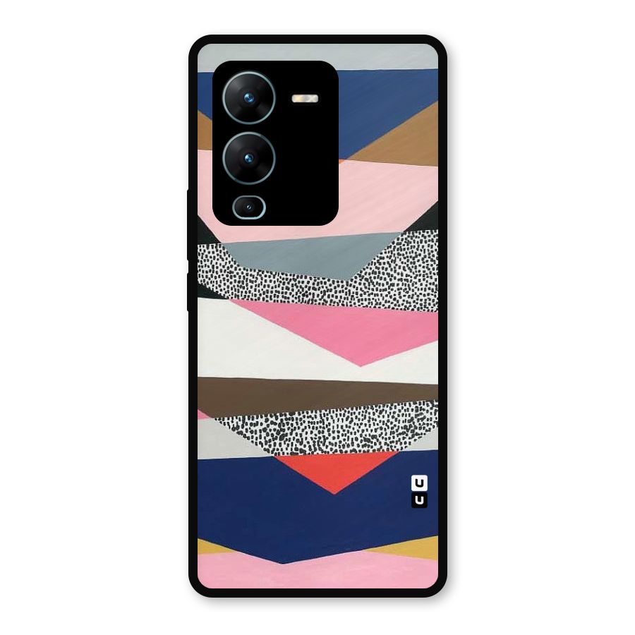 Lethal Abstract Metal Back Case for Vivo V25 Pro