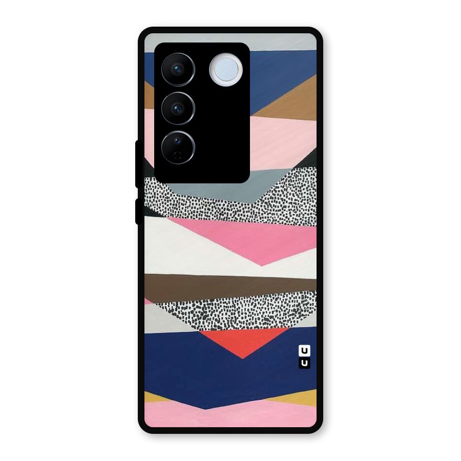 Lethal Abstract Metal Back Case for Vivo V27
