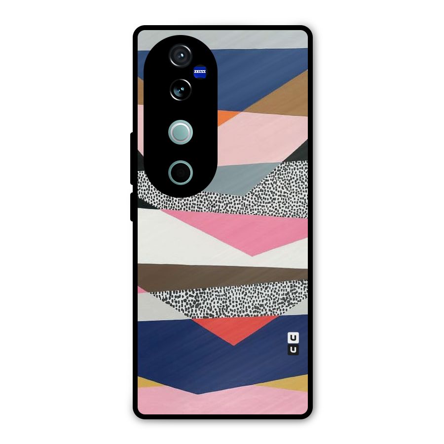 Lethal Abstract Metal Back Case for Vivo V40