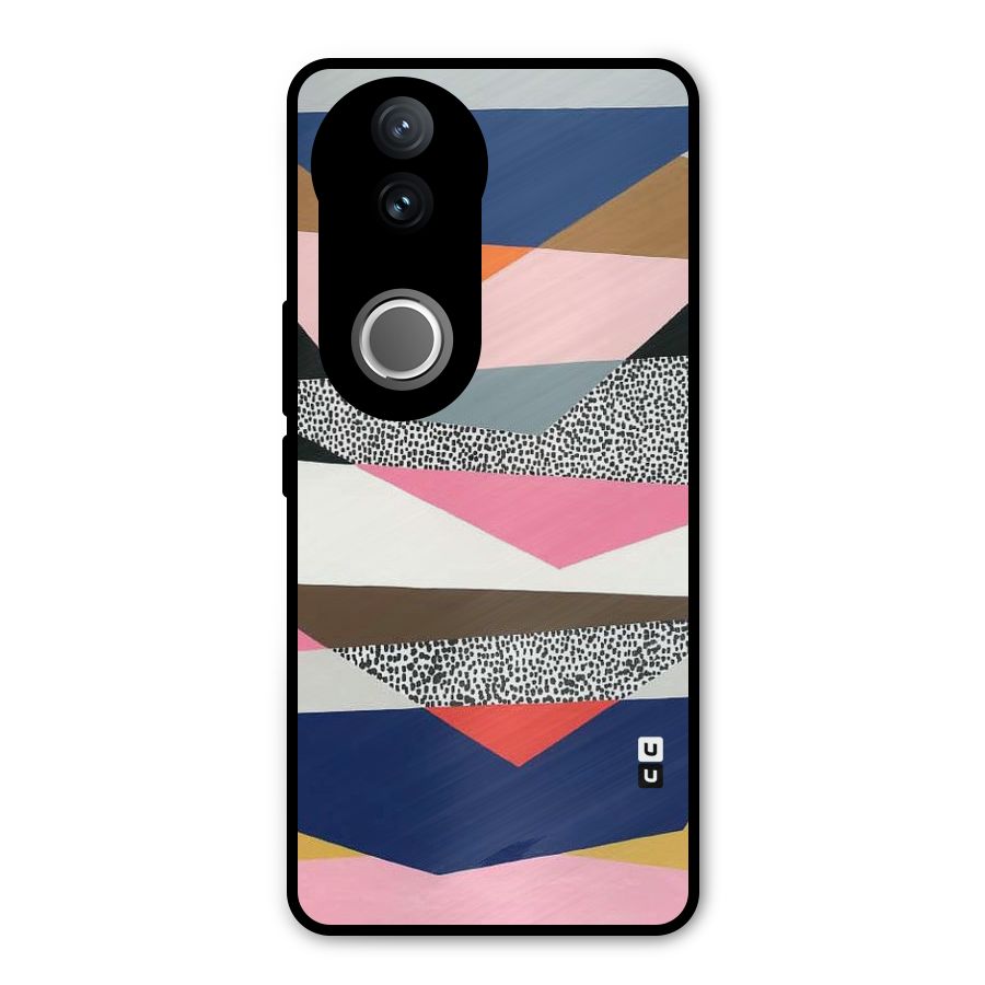 Lethal Abstract Metal Back Case for Vivo V50e