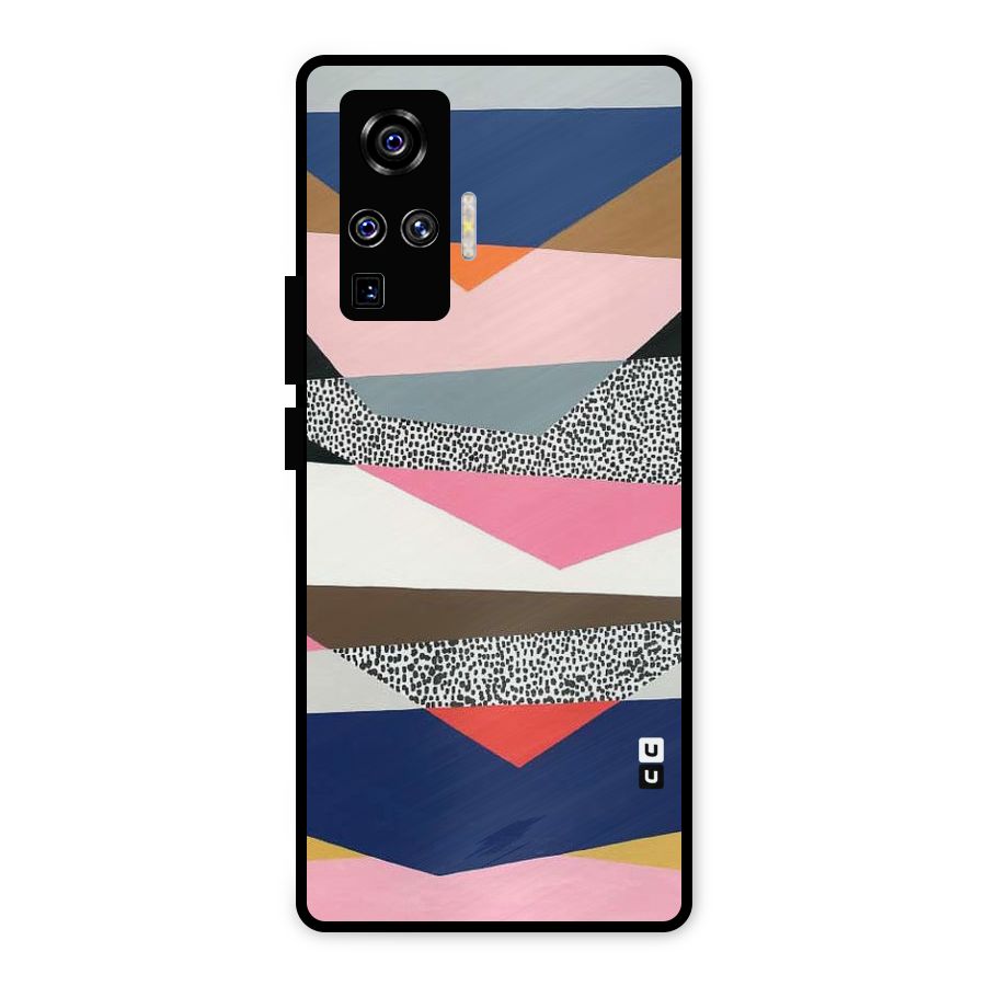 Lethal Abstract Metal Back Case for Vivo X50 Pro