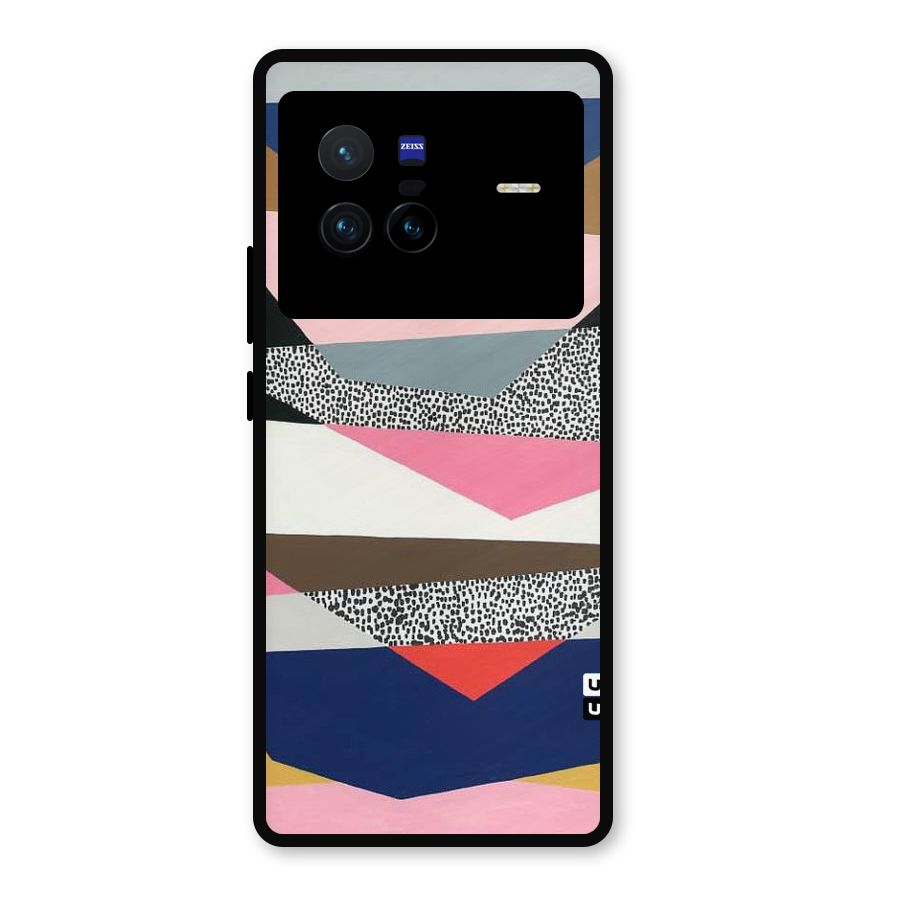 Lethal Abstract Metal Back Case for Vivo X80