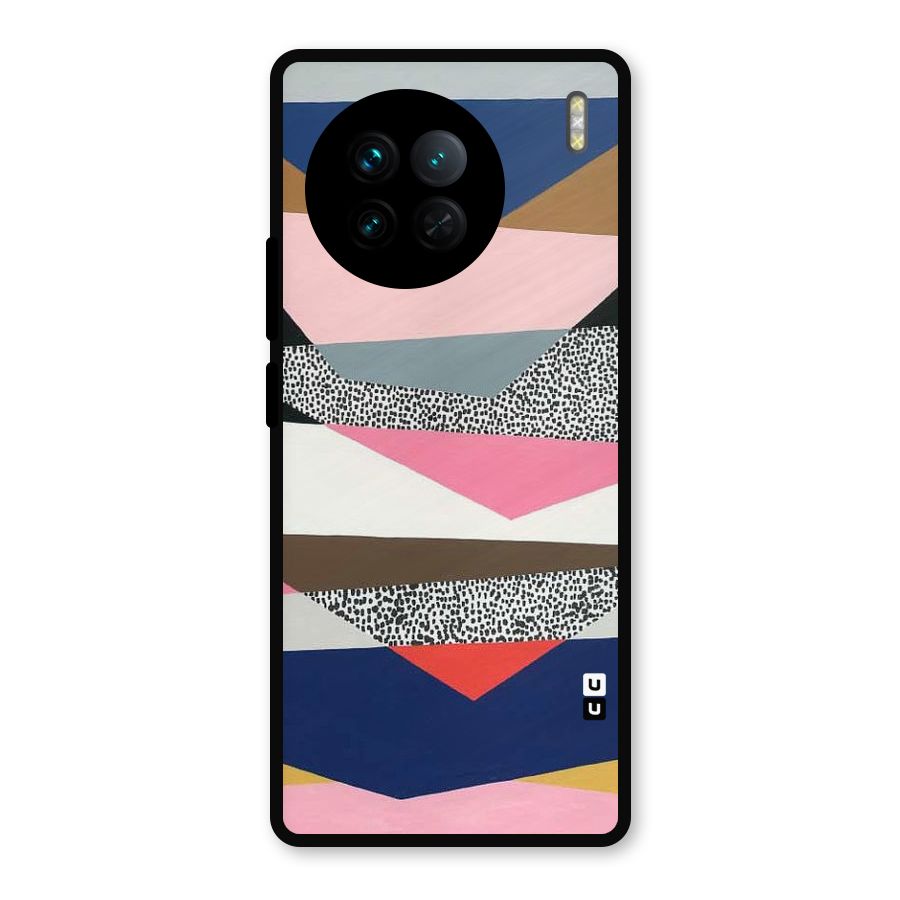 Lethal Abstract Metal Back Case for Vivo X90