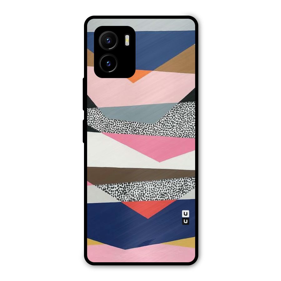 Lethal Abstract Metal Back Case for Vivo Y15s