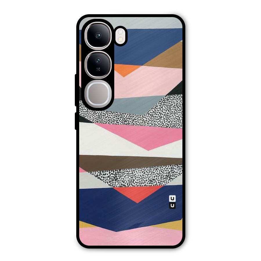 Lethal Abstract Metal Back Case for Vivo Y300
