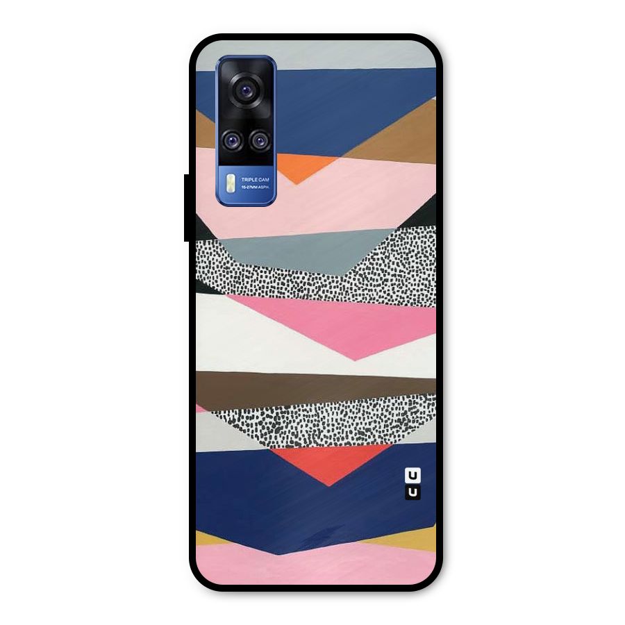 Lethal Abstract Metal Back Case for Vivo Y51A