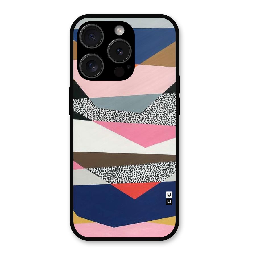 Lethal Abstract Metal Back Case for iPhone 15 Pro