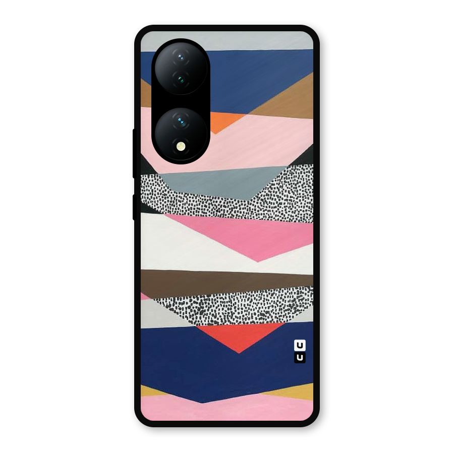 Lethal Abstract Metal Back Case for iQOO Z7