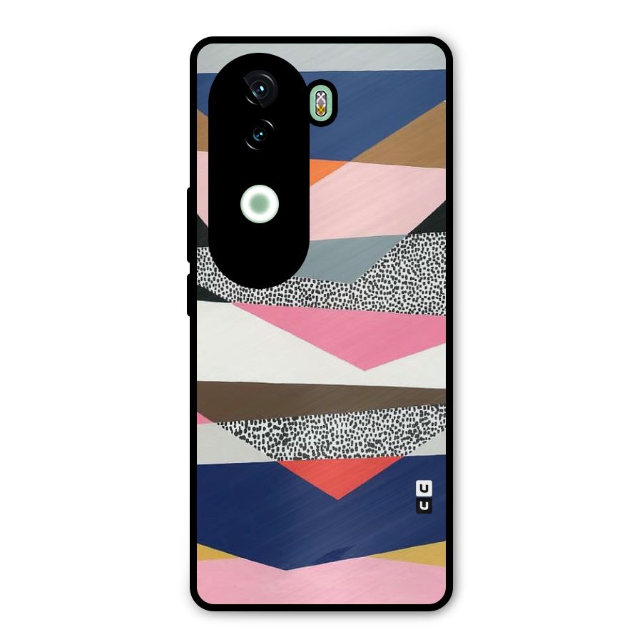 Lethal Abstract Metal Back Case for iQOO Z9s