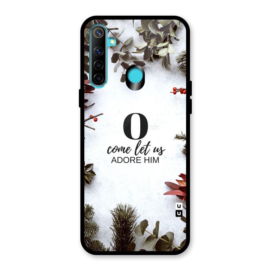 Lets Adore Him Glass Back Case for Realme Narzo 10