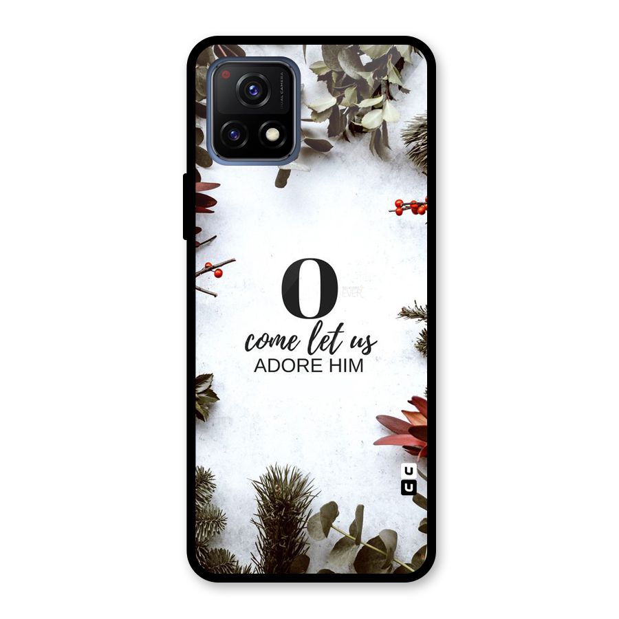 Lets Adore Him Glass Back Case for Vivo Y72 5G