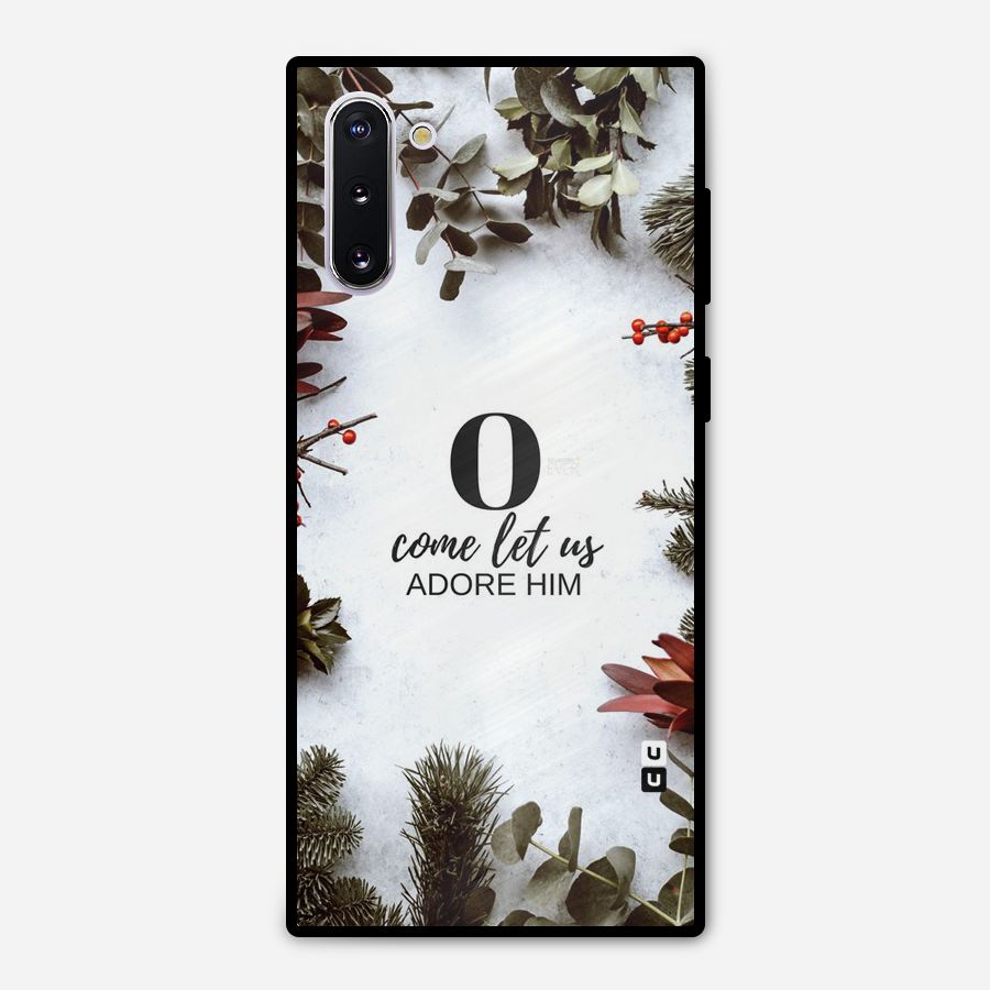 Lets Adore Him Metal Back Case for Galaxy Note 10