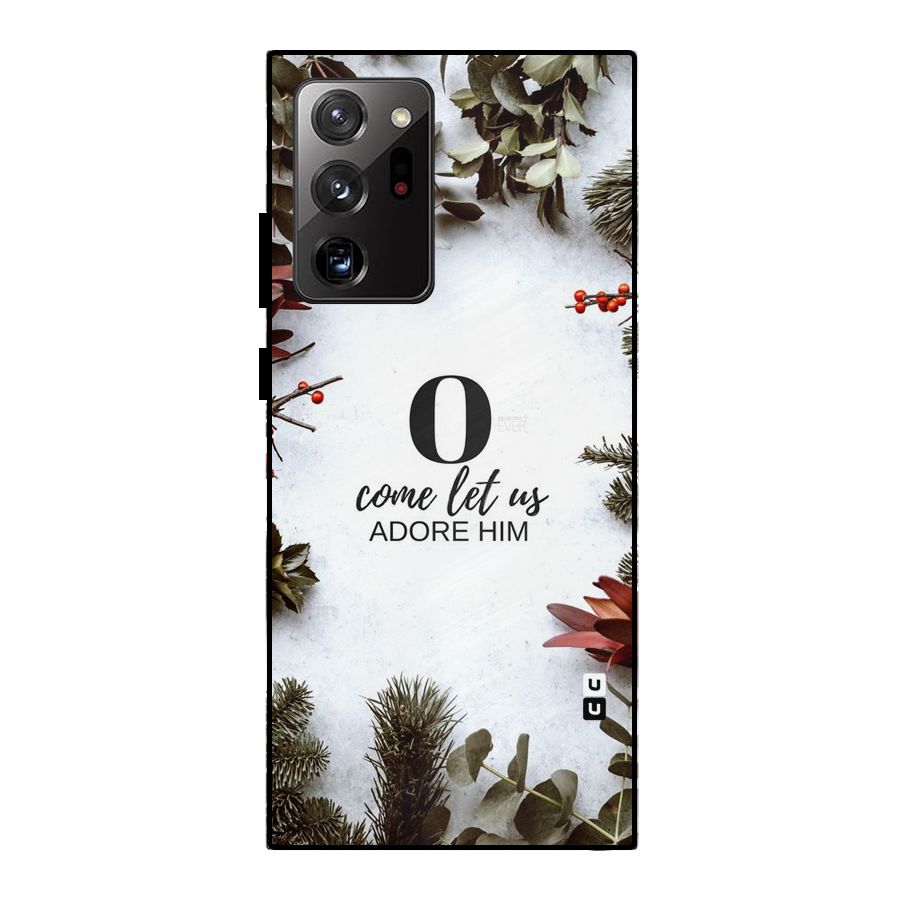 Lets Adore Him Metal Back Case for Galaxy Note 20 Ultra