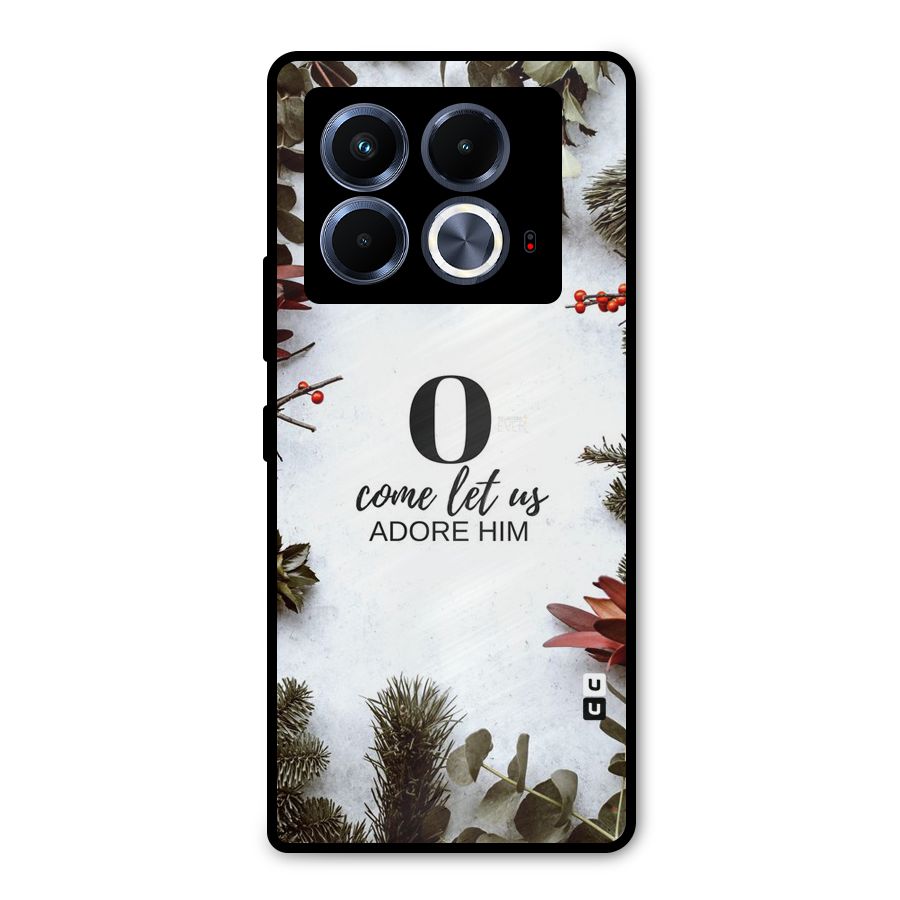 Lets Adore Him Metal Back Case for Infinix Note 40 5G
