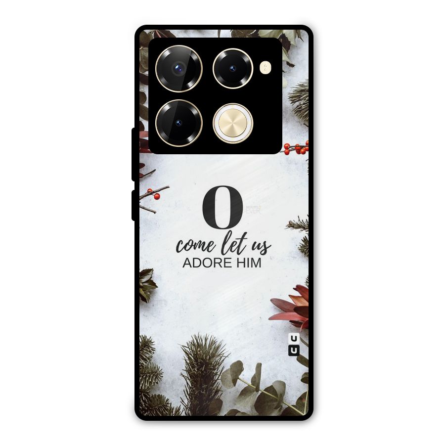 Lets Adore Him Metal Back Case for Infinix Note 40 Pro Plus