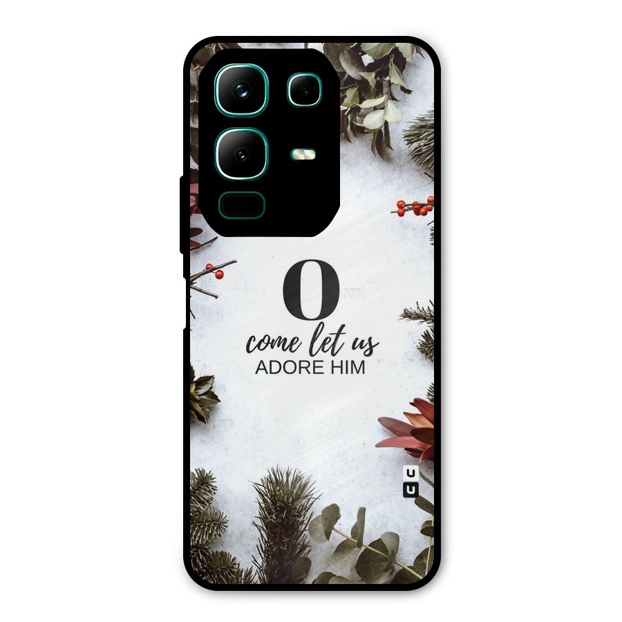 Lets Adore Him Metal Back Case for Infinix Note 50x