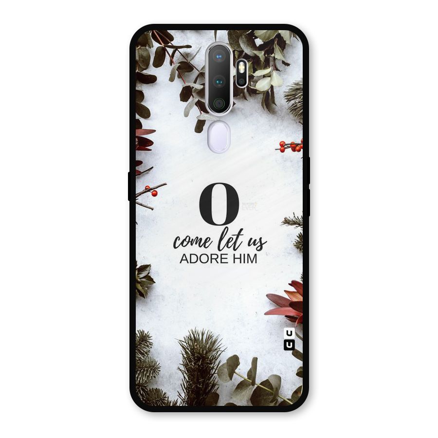 Lets Adore Him Metal Back Case for Oppo A5 (2020)