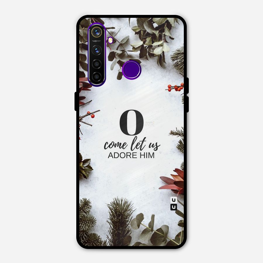 Lets Adore Him Metal Back Case for Realme 5 Pro