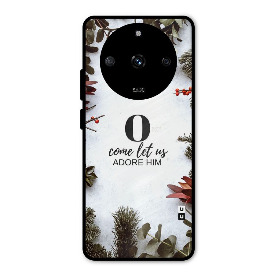 Lets Adore Him Metal Back Case for Realme Narzo 60 5G