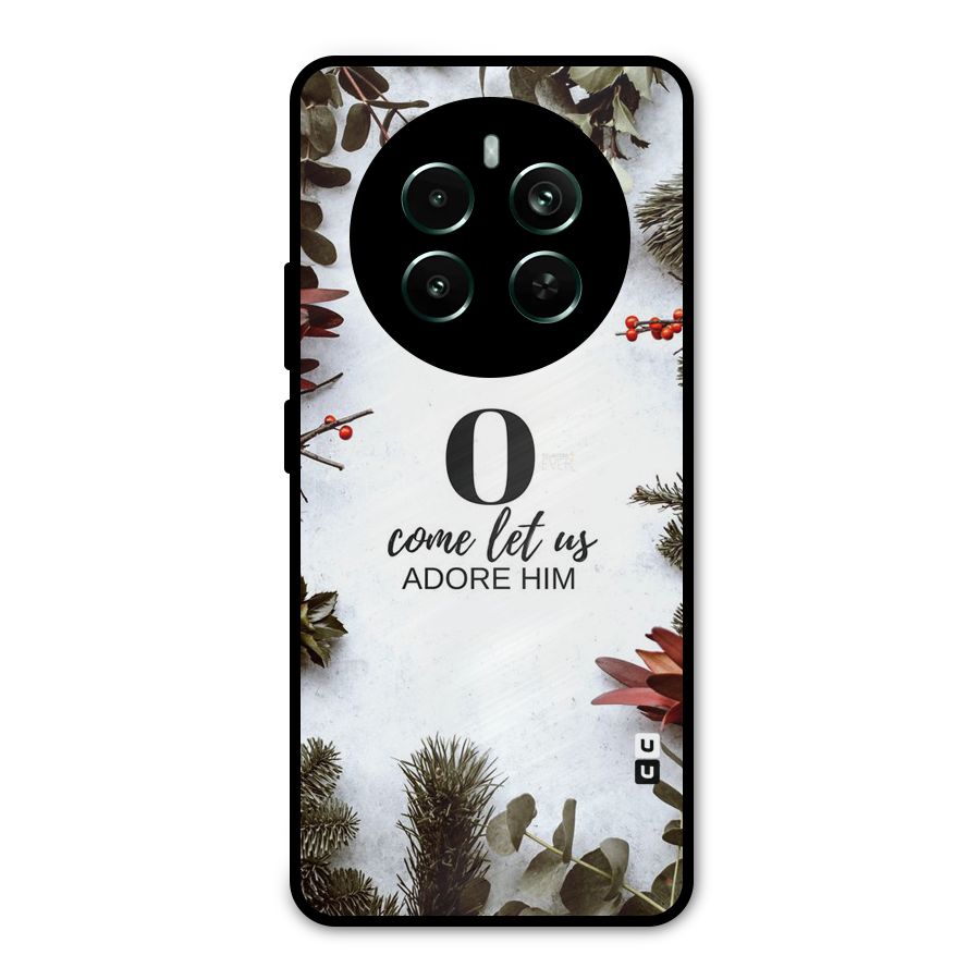Lets Adore Him Metal Back Case for Realme Narzo 70 Pro
