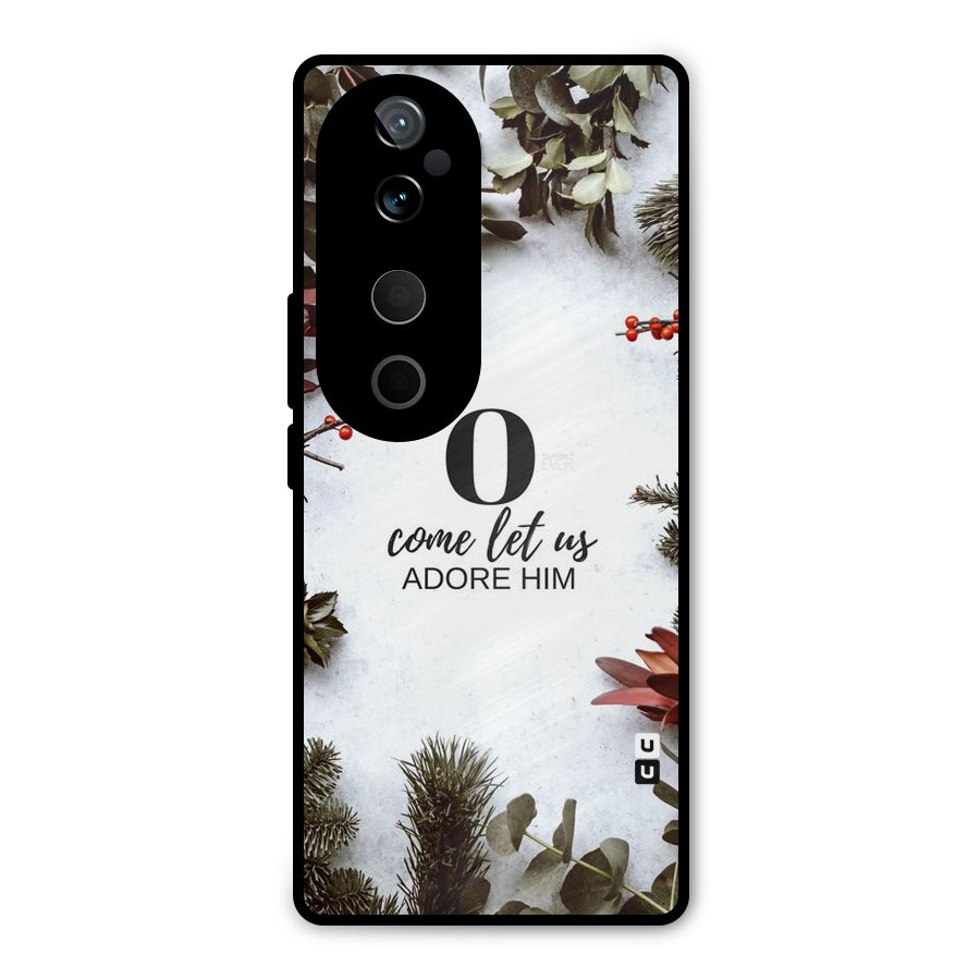Lets Adore Him Metal Back Case for Vivo T3 Ultra