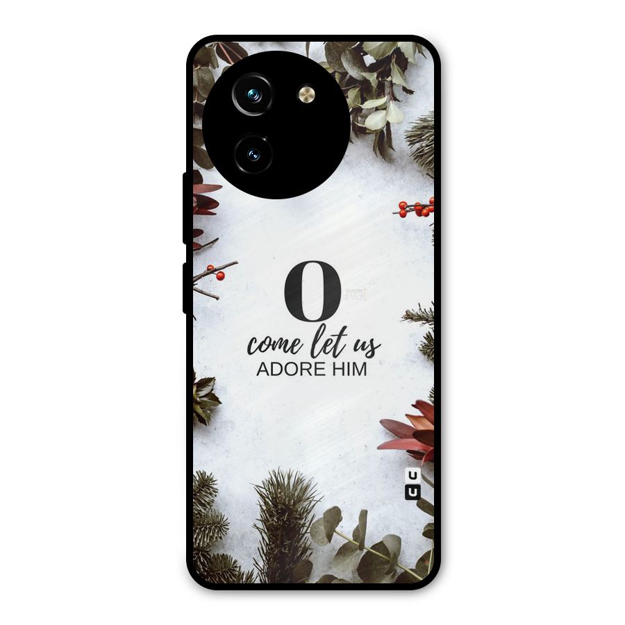Lets Adore Him Metal Back Case for Vivo T3x