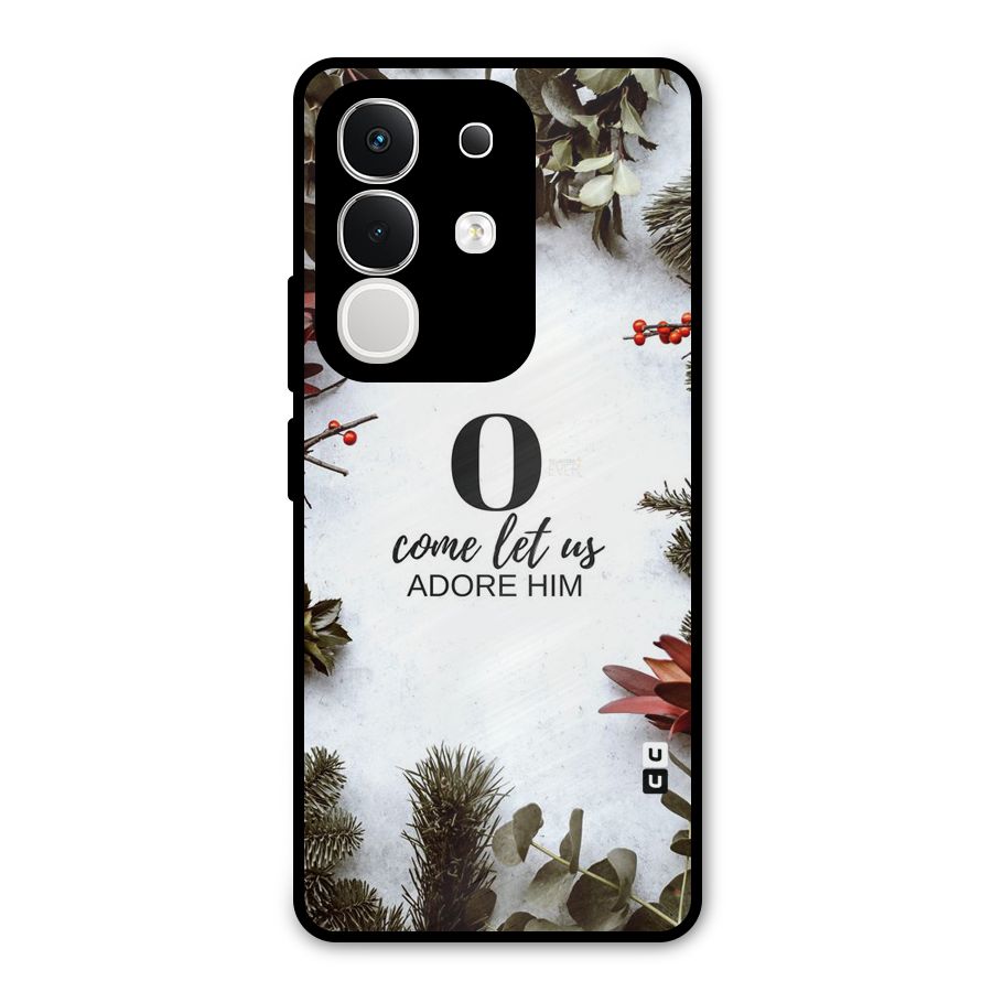Lets Adore Him Metal Back Case for Vivo T4x