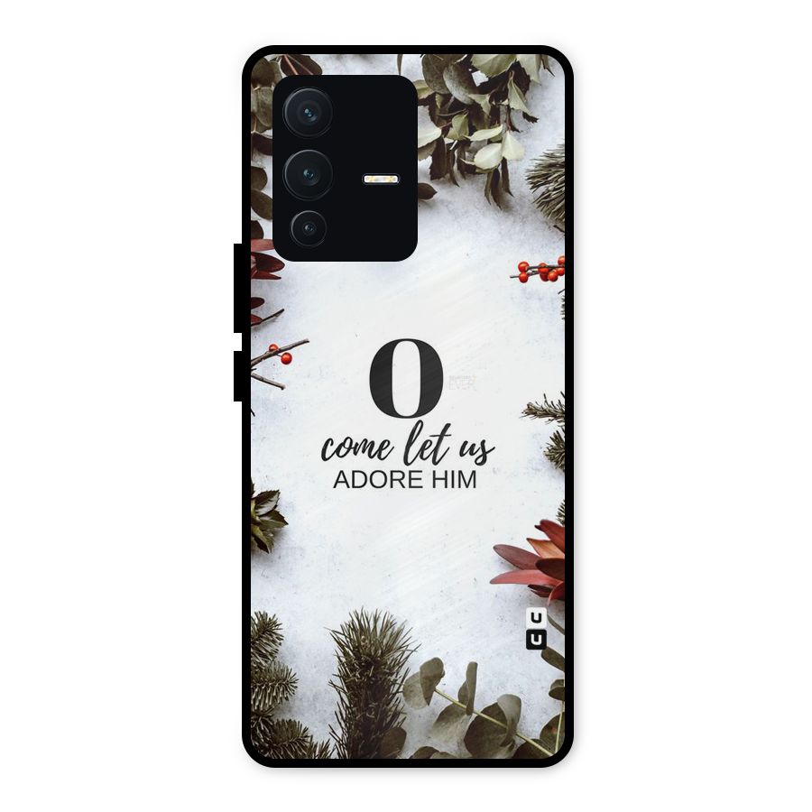 Lets Adore Him Metal Back Case for Vivo V23 5G