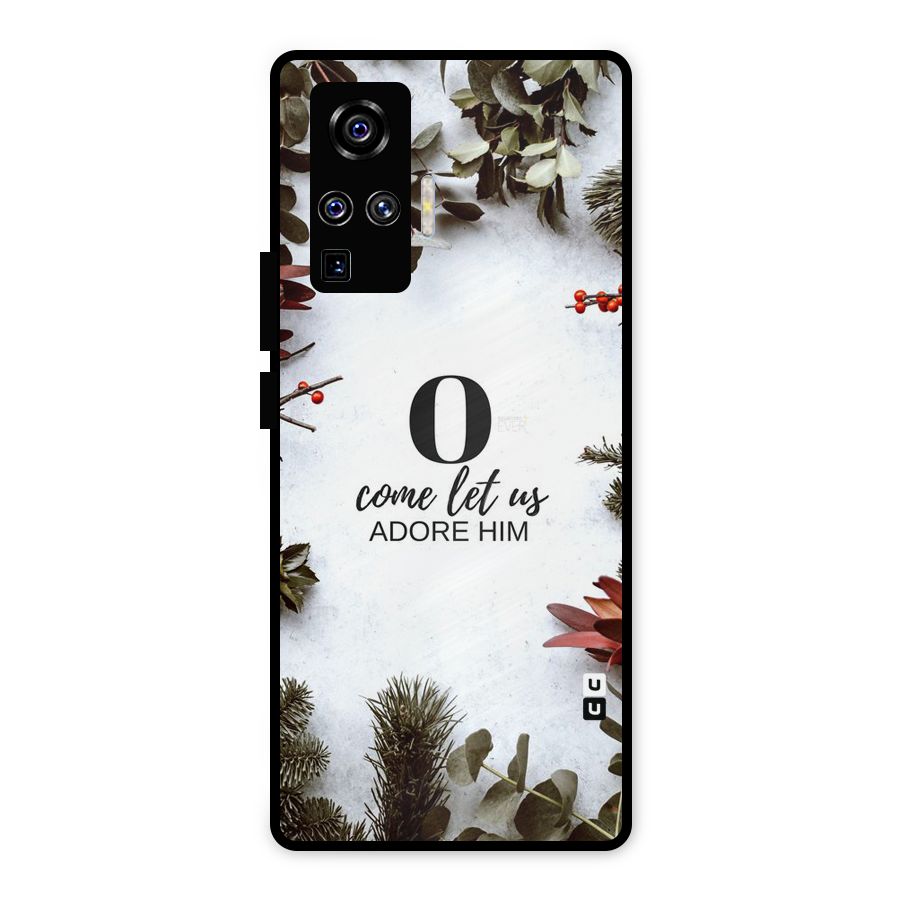 Lets Adore Him Metal Back Case for Vivo X50 Pro