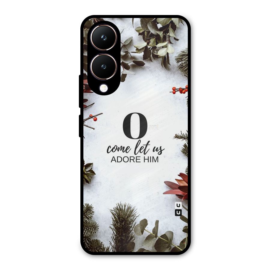Lets Adore Him Metal Back Case for Vivo Y28