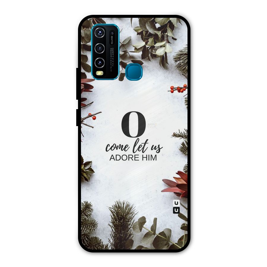 Lets Adore Him Metal Back Case for Vivo Y50
