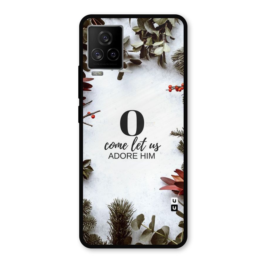 Lets Adore Him Metal Back Case for iQOO 7 Legend 5G