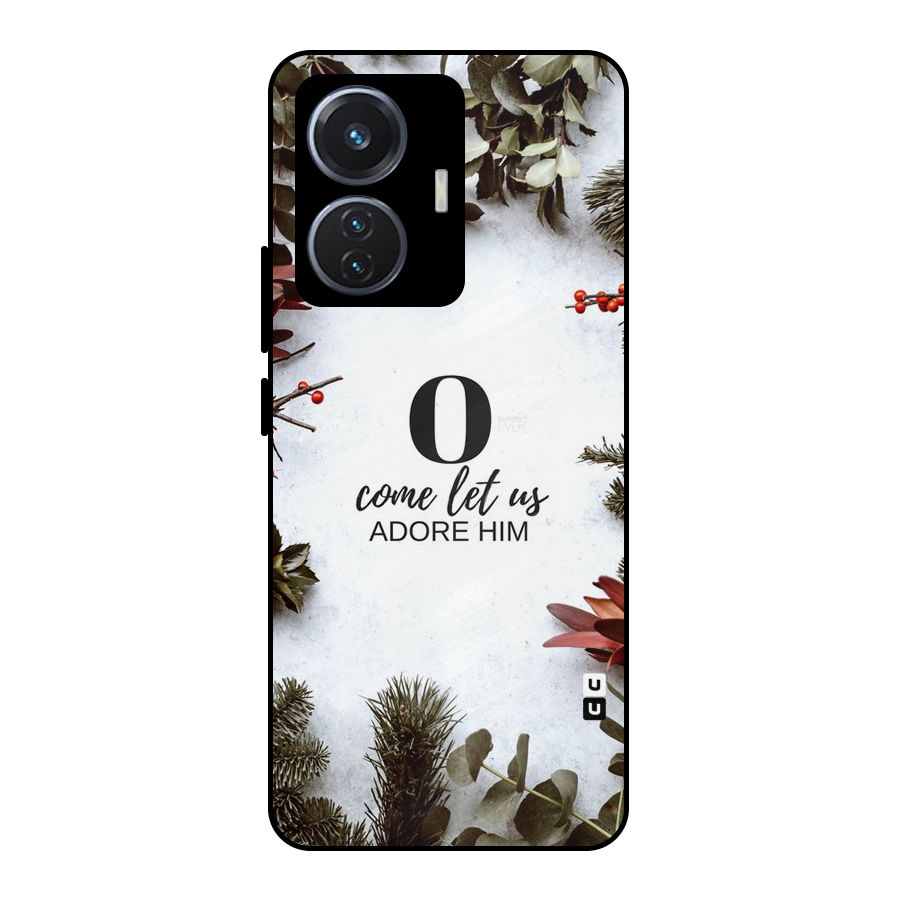 Lets Adore Him Metal Back Case for iQOO Z6 44W