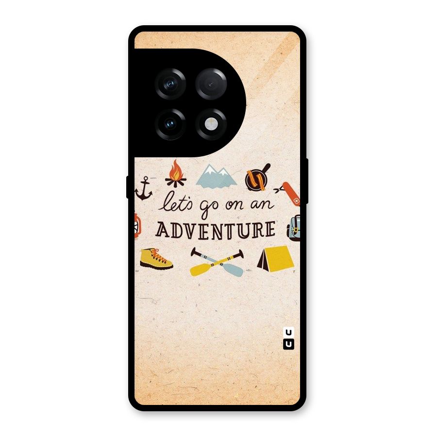 Lets Adventure Life Glass Back Case for OnePlus 11R