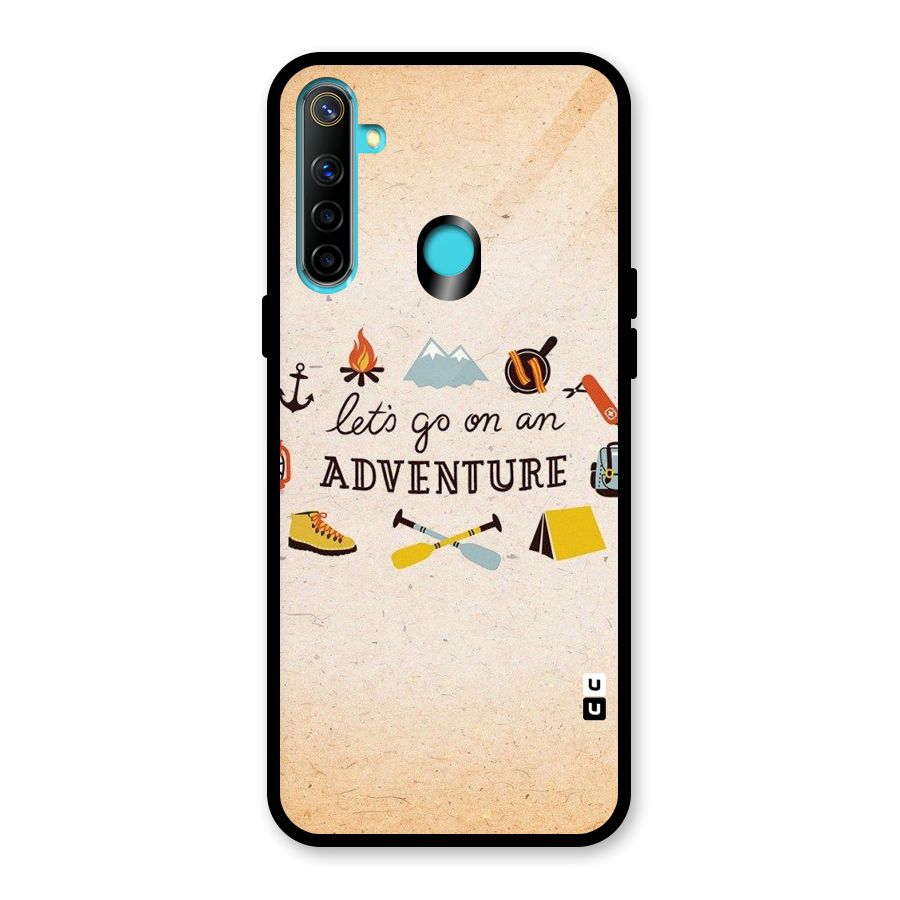 Lets Adventure Life Glass Back Case for Realme 5