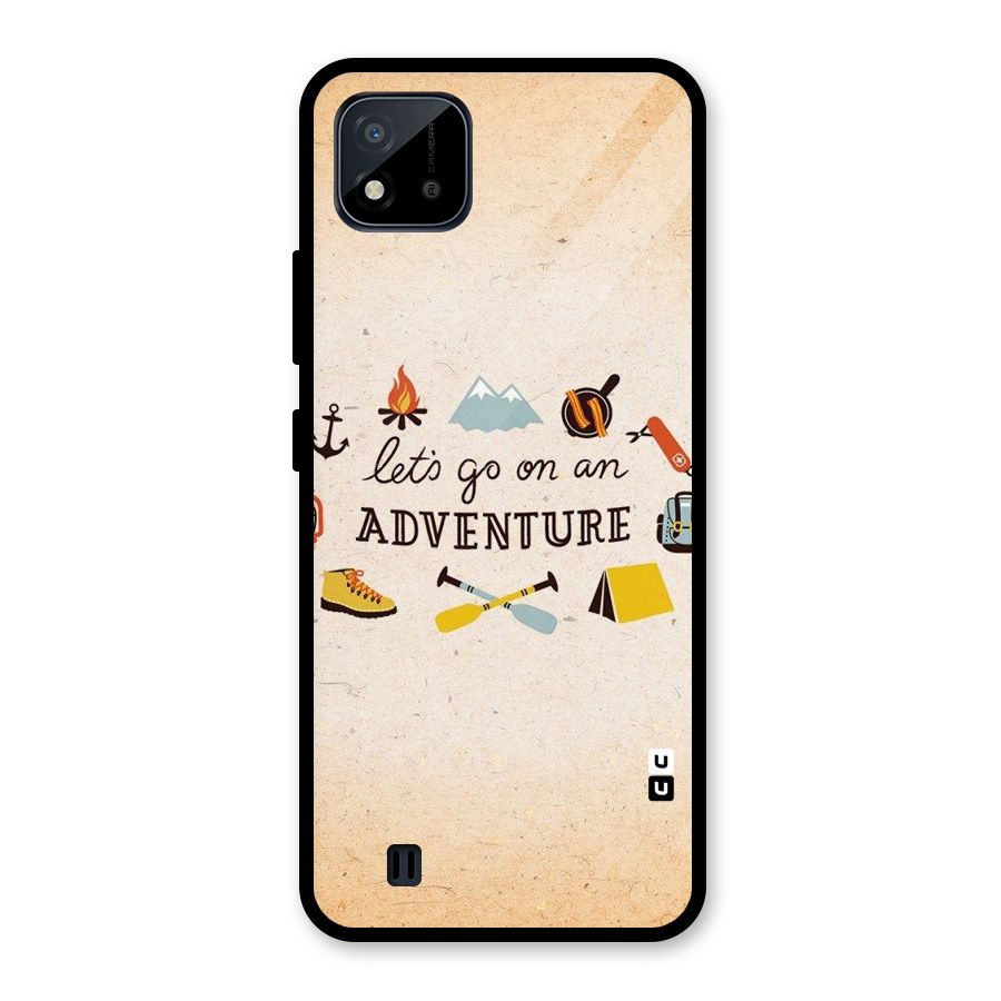 Lets Adventure Life Glass Back Case for Realme C11 2021