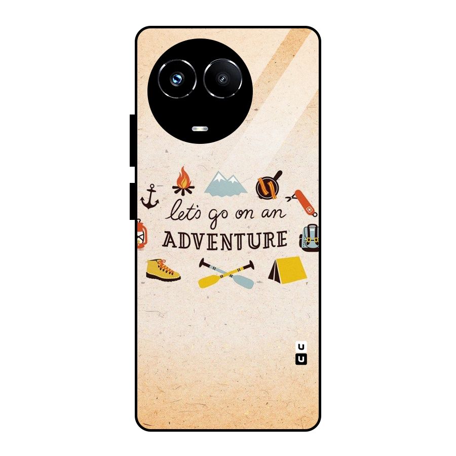 Lets Adventure Life Glass Back Case for Realme Narzo 60X