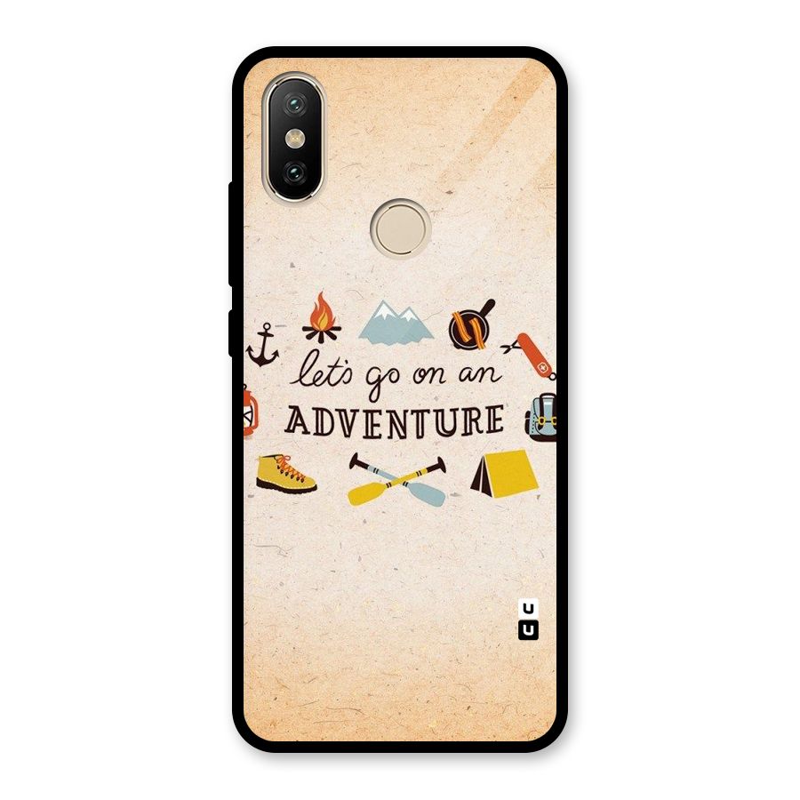 Lets Adventure Life Glass Back Case for Redmi A2